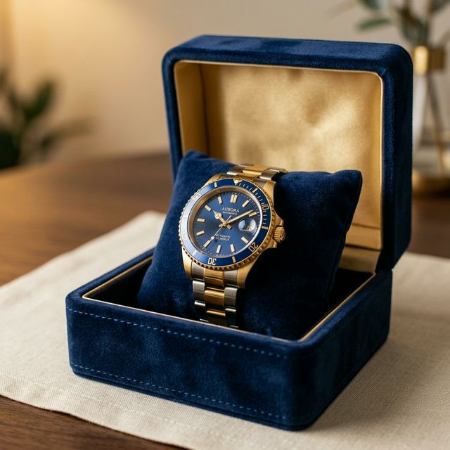 علبة الساعة الفاخرة